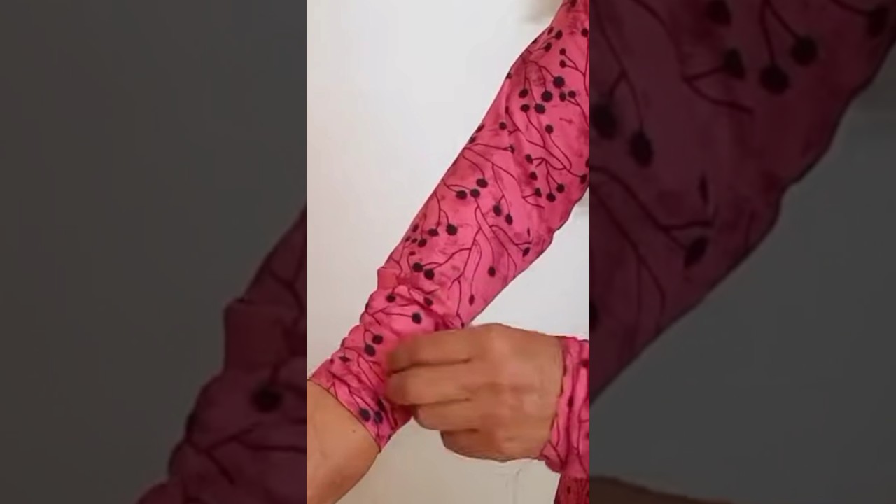 2 Lakh+Views Full hand gathering sleeve cutting and stitching video🙏