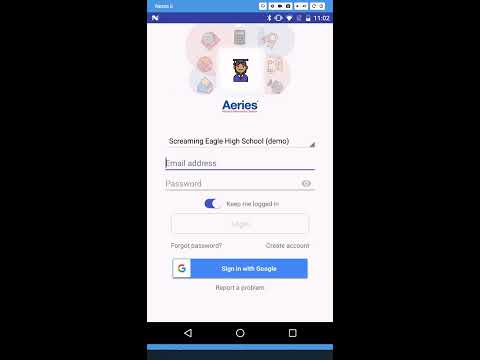 How to link a student using Aeries Mobile Portal app.