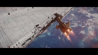 Rogue One: Hammerhead Corvette Attack  with music by John Williams