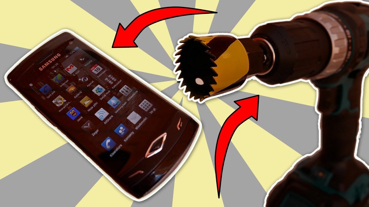 💀 Smartphone vs Cordless Drill - Experiment 💀⛔