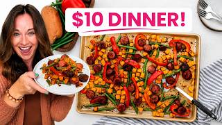 Sheet Pan Sausage and Veggies Dinner for Under $10