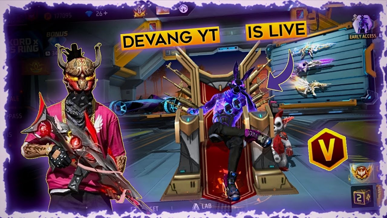 FREEFIRE LIVE RANK PUSH | GIVEAWAY 