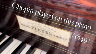 Chopin – Mazurka Op. 17 No. 4 in A minor (Pleyel piano from 1849)