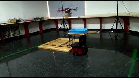 Heterogeneous Aerial-ground Cooperative Robot System for Payload Transportation