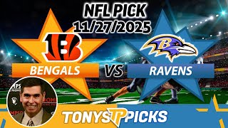 Cincinnati Bengals vs Baltimore Ravens Pick 11/27/25 NFL Week 13 Pick Prediction