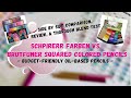SCHPIEREER FARBEN VS. BRUTFUNER SQUARED COLORED PENCILS | Comparison & Blend Test | Which is Better?