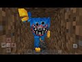 Huggy Wuggy Chase Scene in Minecraft pe [4K] - MCPE Poppy Playtime Addon !!