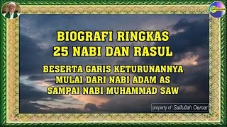 Brief Biographies of 25 Prophets and Messengers - Along with the Lineage from Prophet Adam to Pro...