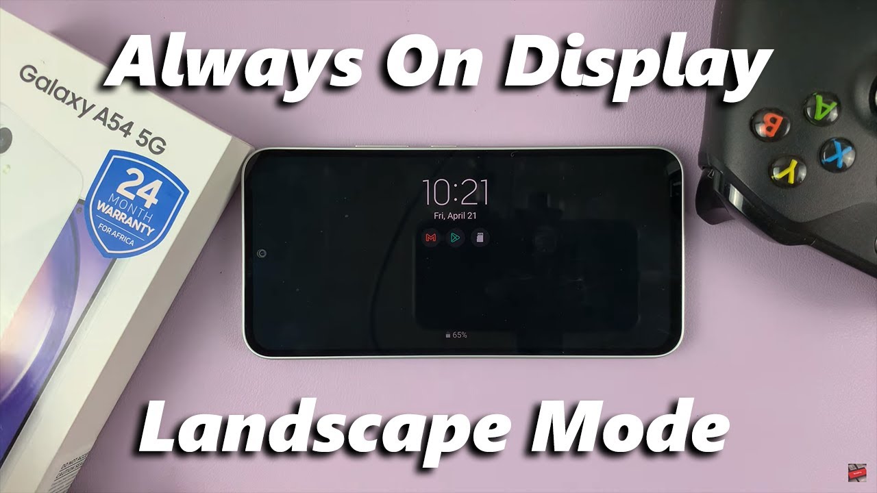 how-to-put-always-on-display-in-landscape-mode-on-samsung-galaxy-a54-5g