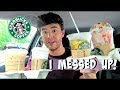 Trying MY Subscribers FAVOURITE Starbucks Drinks!!!