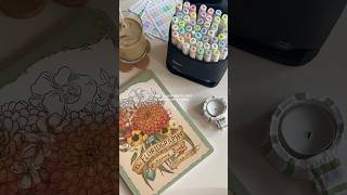 Floriography Coloring Book 🌻 Available now wherever you shop books! #coloring #colorwithme #asmr