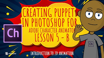 How to Create Puppet in Photoshop for Character Animator | Lesson 5 - B | Intro to 2D Animation Live