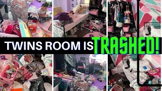 7 YEAR OLD TWINS ROOM IS TRASHED! ULTIMATE CLEANING MOTIVATION // SHYVONNE MELANIE TV