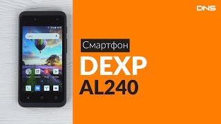 Распаковка смартфона DEXP AL240 / Unboxing DEXP AL240