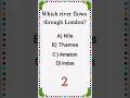 Which river flows through London? #quizquestions #knowledge #quiz #gk #quizchallenge #learning