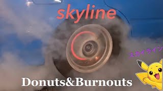 NISSAN SKYLINE R-34 Donuts &amp; Burnouts 2023