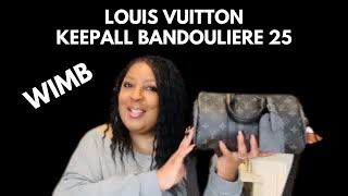 LOUIS VUITTON  KEEPALL 25  BANDOULIERE (WIMB)