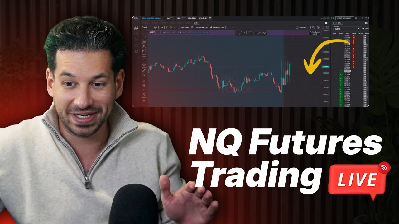 LIVE Day Trading Scalping The US NY Open On NASDAQ - YouTube