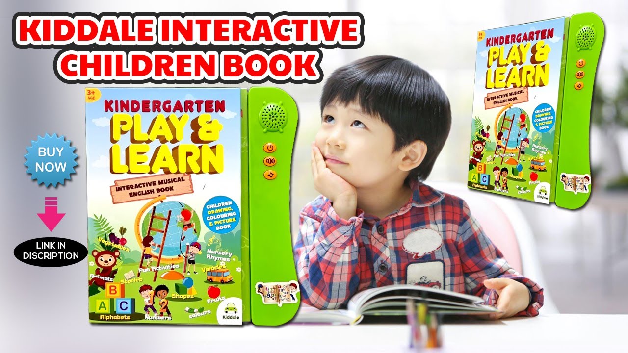 Kiddale Musical Interactive Learning Books | Children Story Books Read ...