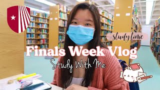 Finals Exam Week Vlog + Study With Me | Stony Brook University (Pre-med, Biology Student)