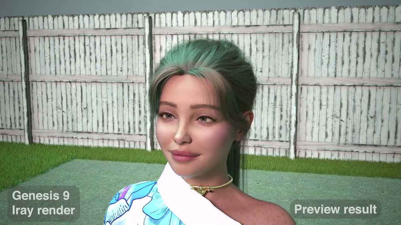 [Daz studo] Tip : How to use Mixamo animation for Daz Genesis 9 Character,simple process description