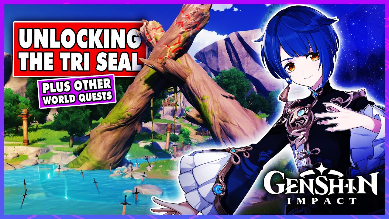 Unlocking the TriSeal & other world quests GENSHIN IMPACT Part 17