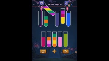 Sort water color puzzle leve 1052 ios android | Sort water color puzzle leve 1052 solution #shorts