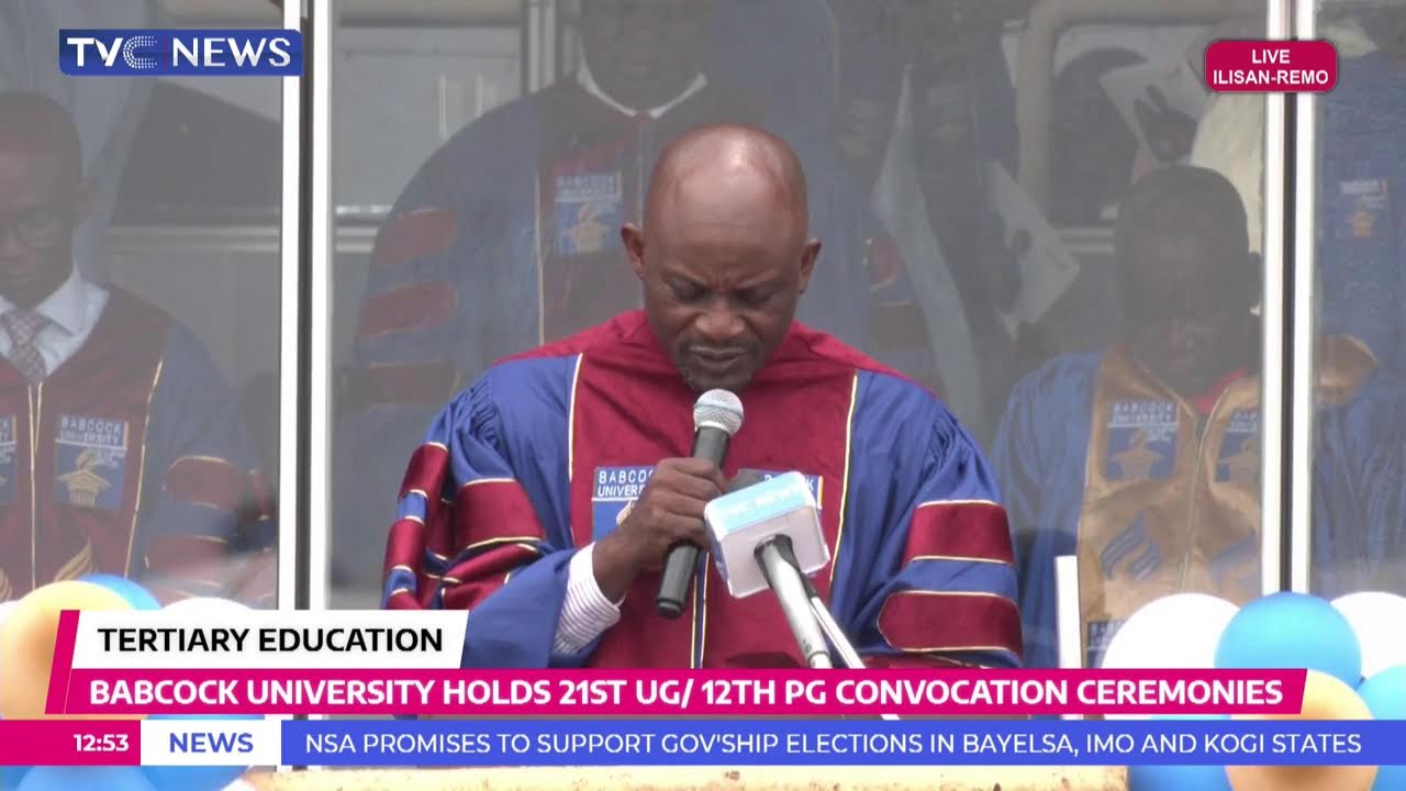(LIVE) BABCOCK UNIVERSITY GRAND FINALE OF THE CONVOCATION CEREMONIES FOR THE AWARD OF DEGREES