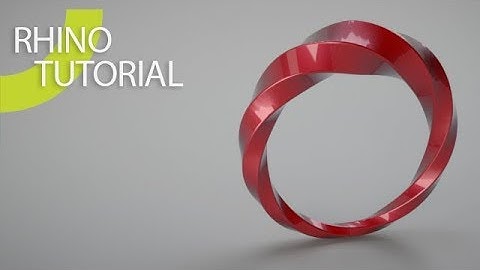 Rhino 3D Learning for beginner #10 (Ring)