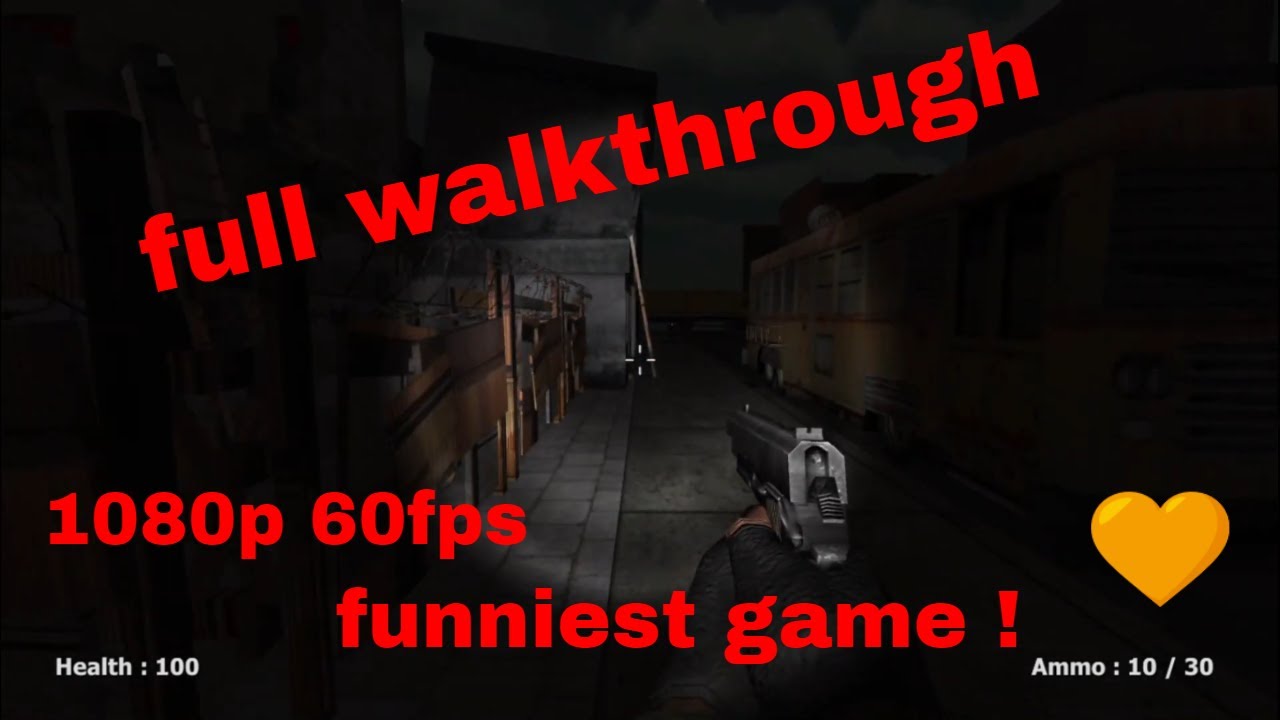 The funniest horror game-Slenderman Must Die:The Silent Streets Full Walkthrough 1080p 60fps
