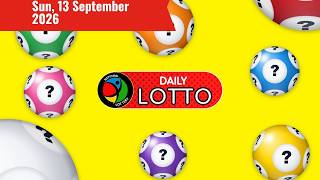 Daily Lotto Results 13 September 2026 - Draw 2738