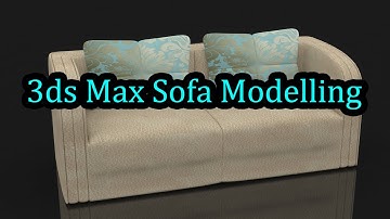 How to make sofa in 3ds max