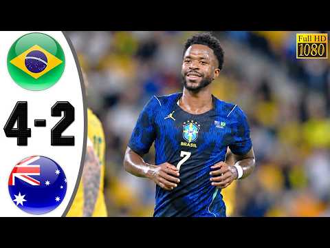 Brasil vs. Australia (4-2 resumen y goles del amistoso internacional [FOTOS Y VIDEOS]