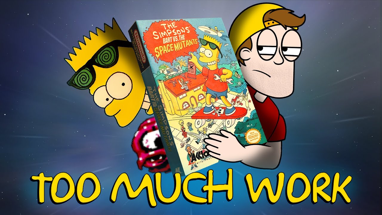 Bart vs the Space Mutants — это было грязно (MS-DOS против NES)