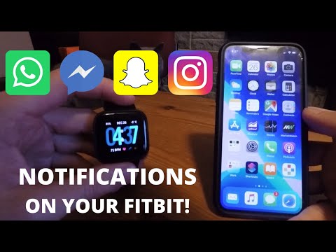 How to Set Up iPhone Notifications on Your Fitbit! Whatsapp || Facebook Messenger || Snapchat