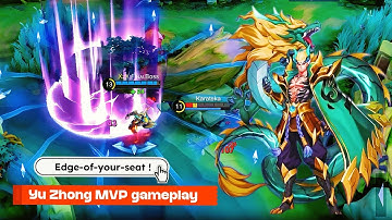 Yu Zhong MVP Gameplay | Dominating with Intense Dragon Form Fights 🐉🔥#mobilelegends #mlbb #yuzhong 