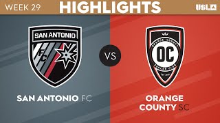 9.23.2023 | San Antonio FC vs. Orange County SC - Game Highlights