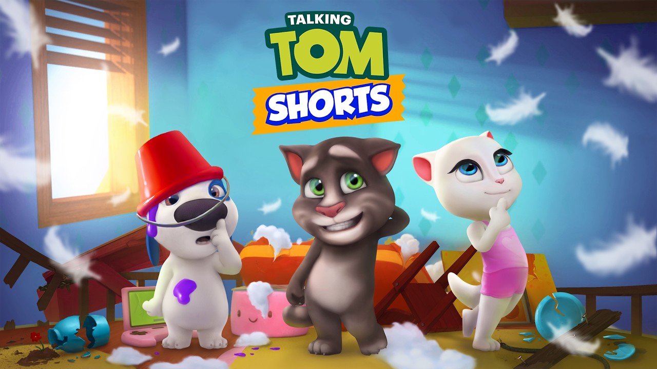 TALKING TOM LIVE WITH FAMILY & FRIENDS #shortslive #talkingtom #talkingcat #trending  #talkingtom2