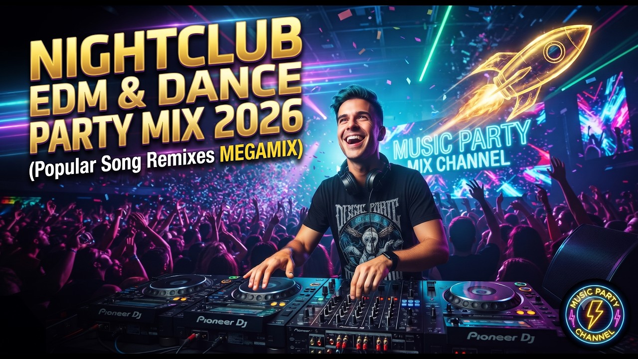 Nightclub EDM & Dance Party Mix 2026 | Popular Song Remixes