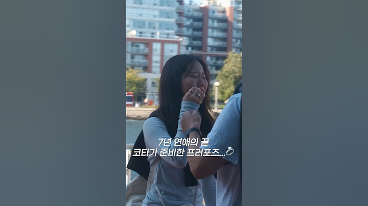 일본인 남친 눈물의 프러포즈💍 #shorts