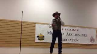 Montana Auctioneers Assoc Rookie contest 2015
