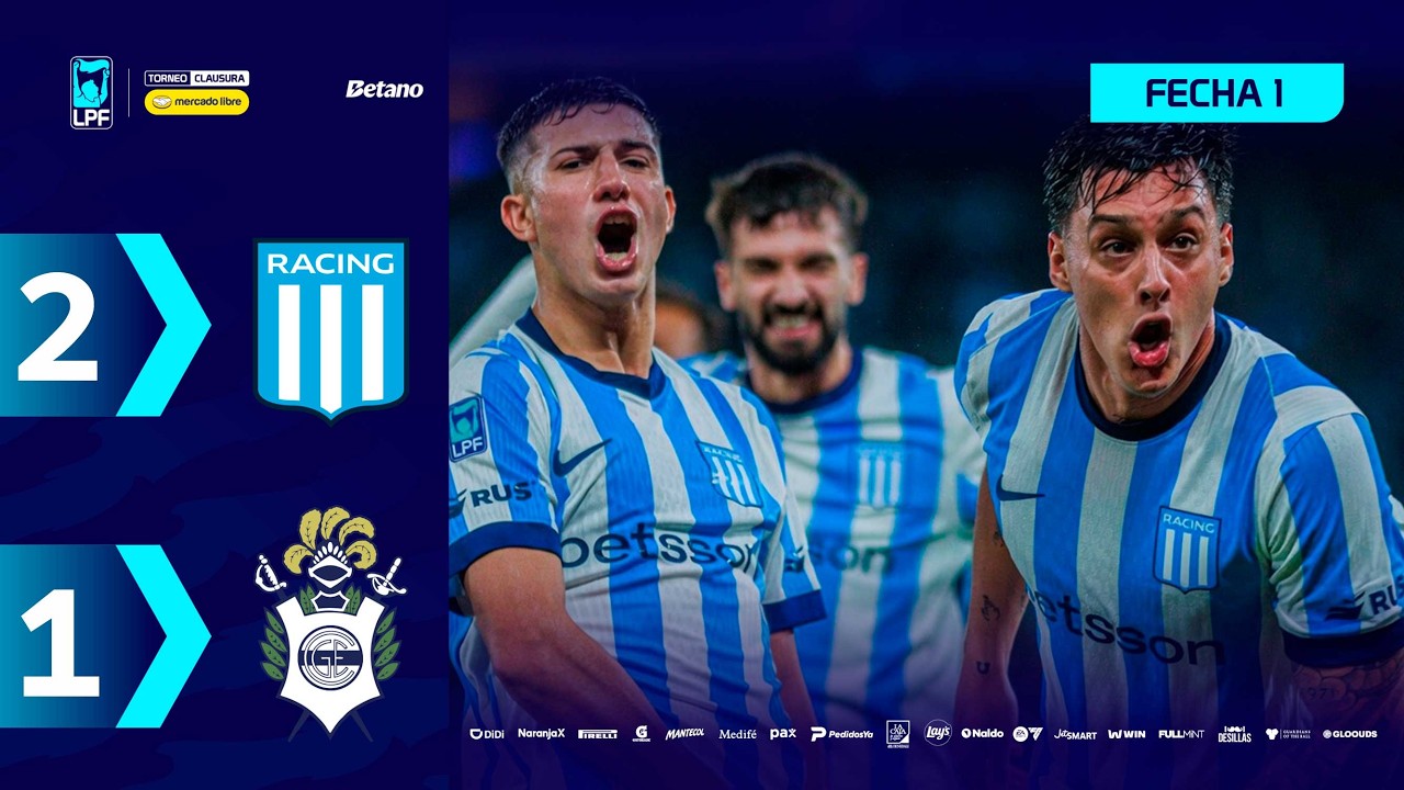 RACING 2 - 1 GIMNASIA LP | Resumen del partido | #TorneoMercadoLibre Clausura 2026 🏆