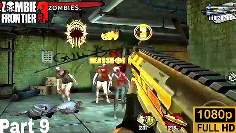 Zombie Frontier 3 Lab No 9 | #Part 9 Max Upgraded Guns | Ultra High Graphics