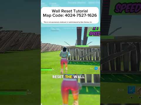 👻Wall RESET Tunnel👻 -Edit Tutorial🔥