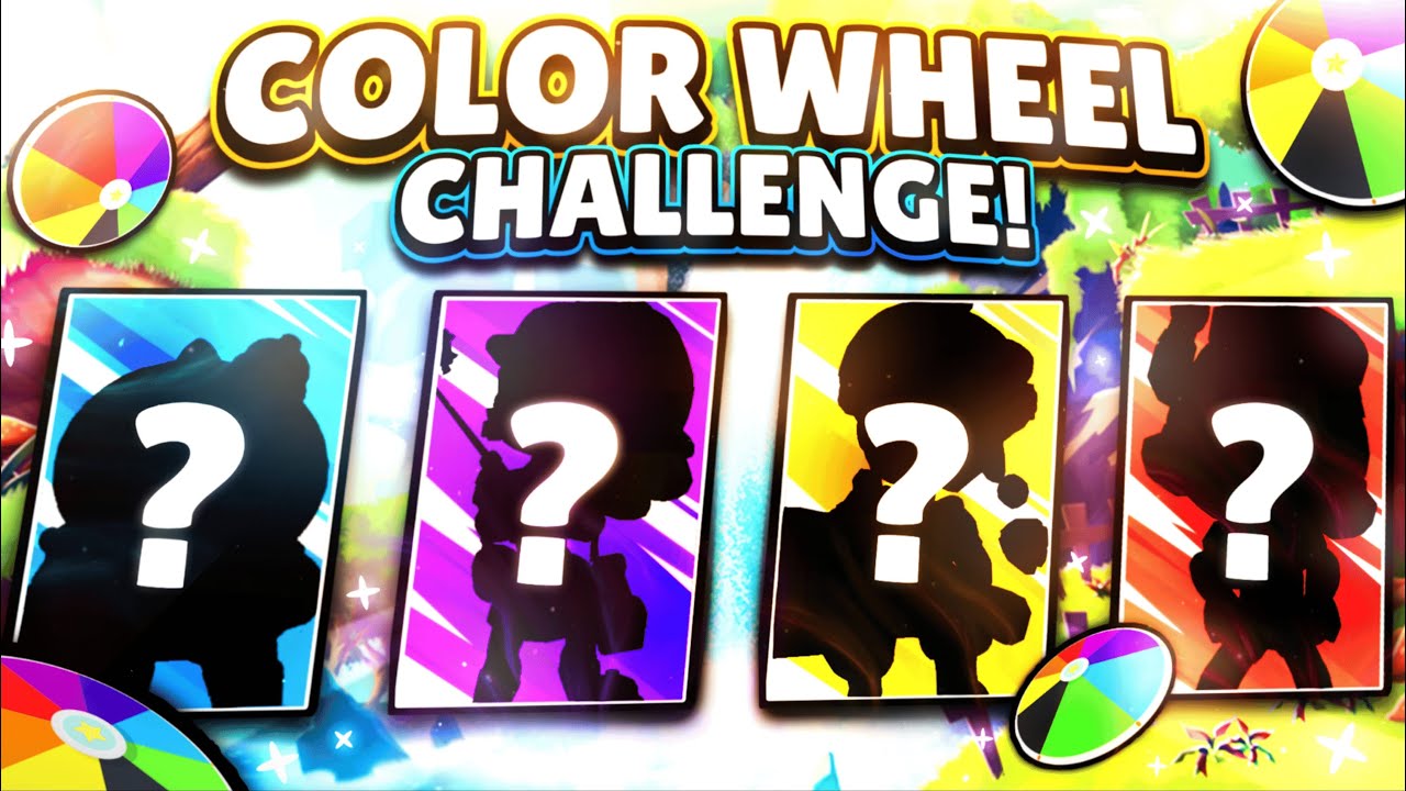 COLOR WHEEL CHALLENGE IN BRAWL STARS! - YouTube