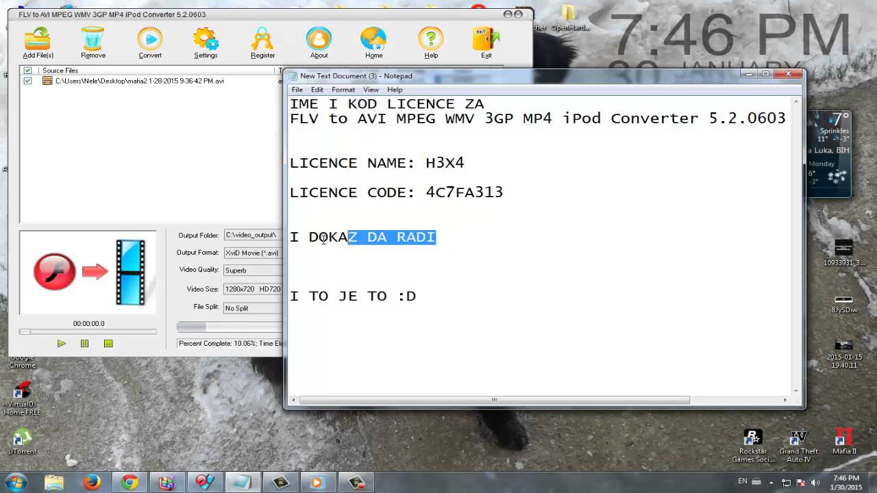 File converter avi to mp4