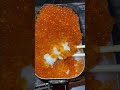 自分で釣ったさけのいくら丼は最高！ #shorts