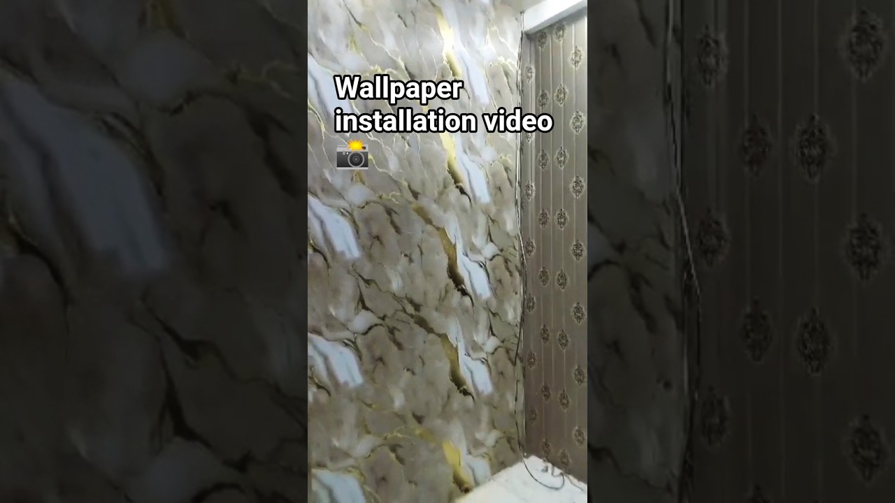 how to design wall install wallpaper 