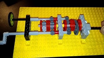 LEGO 3-speed Synchronized Sequential Orbital Transmission