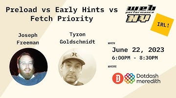 Preload v Early Hints v Fetch Priority